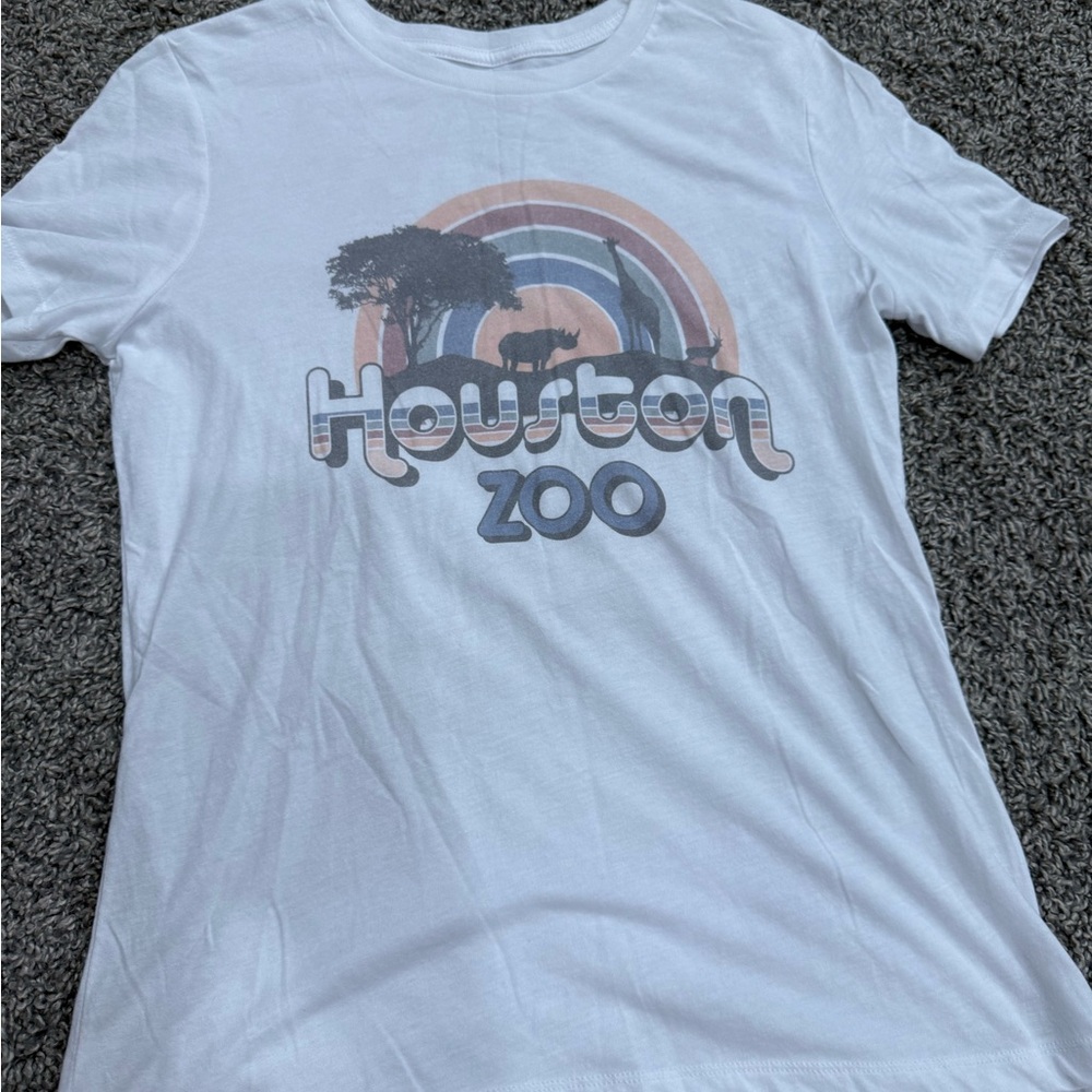 MV Sport White Houston Zoo Graphic Tee